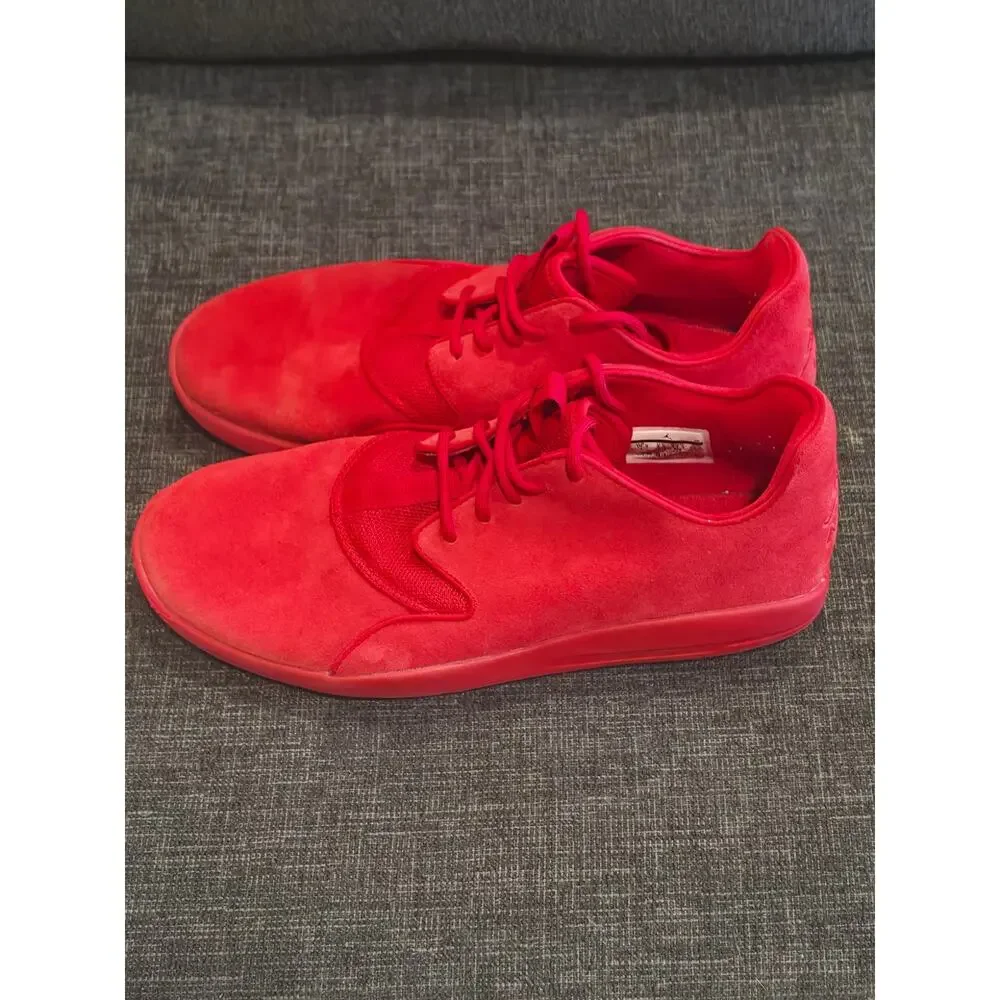 Jordan Eclipse Leather Gym Red Men’s Size 10.5 Red Suede Sneakers 724368-600